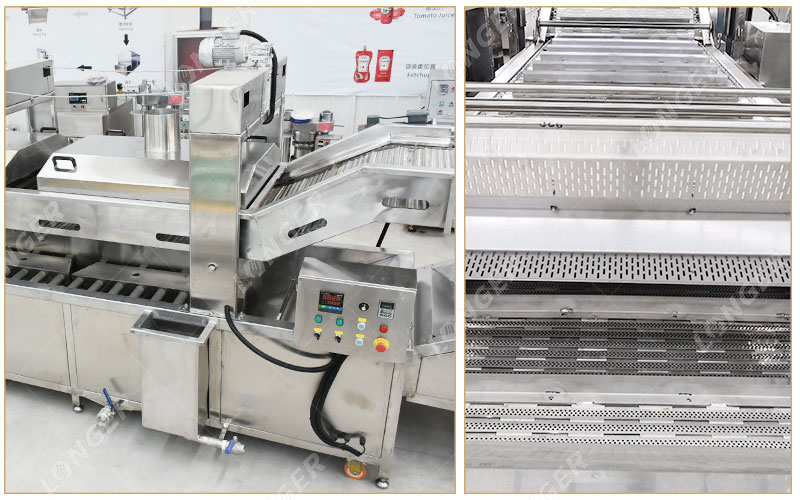 Machine À Frire Les Arachides En Continu