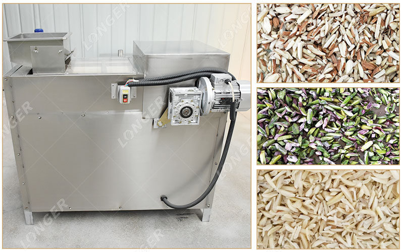 Caractéristiques De La Machine À Couper Les Amandes En Bande