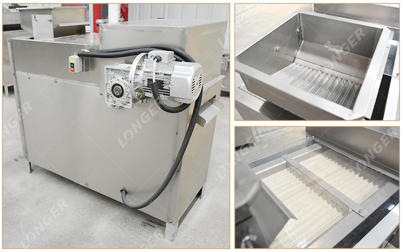Caractéristiques De La Machine À Couper Les Arachides En Bandes