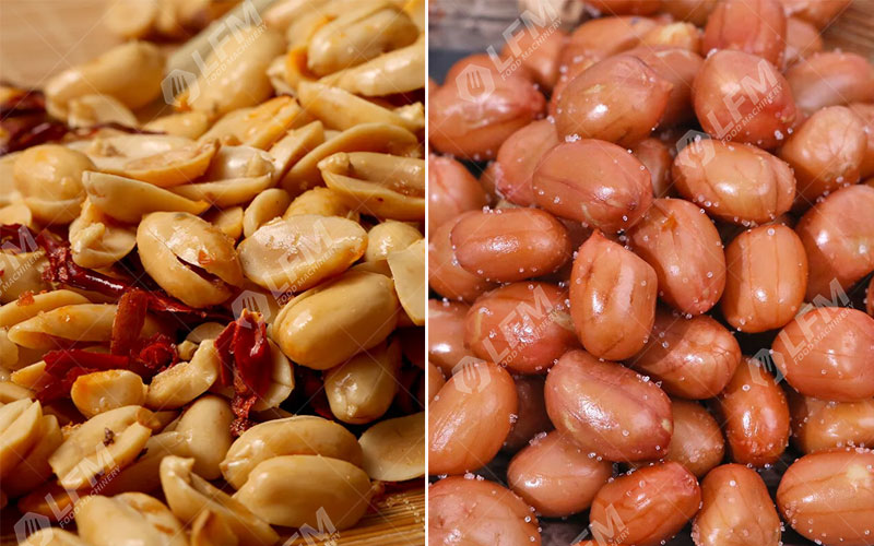 Processus de production d'arachides frites.jpg